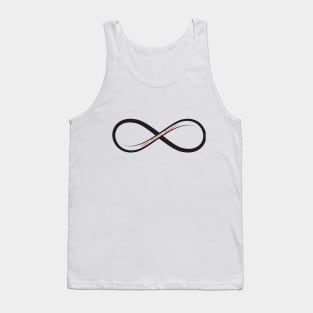 Red Love Forever Changes Infinity Tank Top